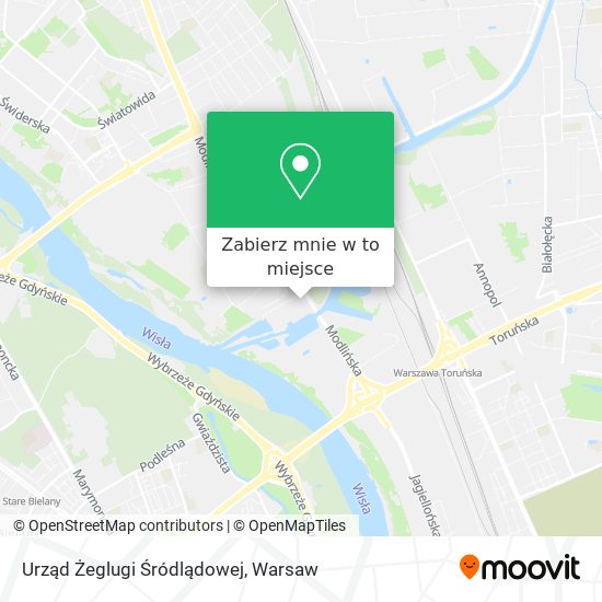 Mapa Urząd Żeglugi Śródlądowej