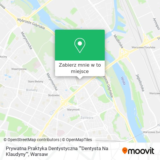 Mapa Prywatna Praktyka Dentystyczna ""Dentysta Na Klaudyny""