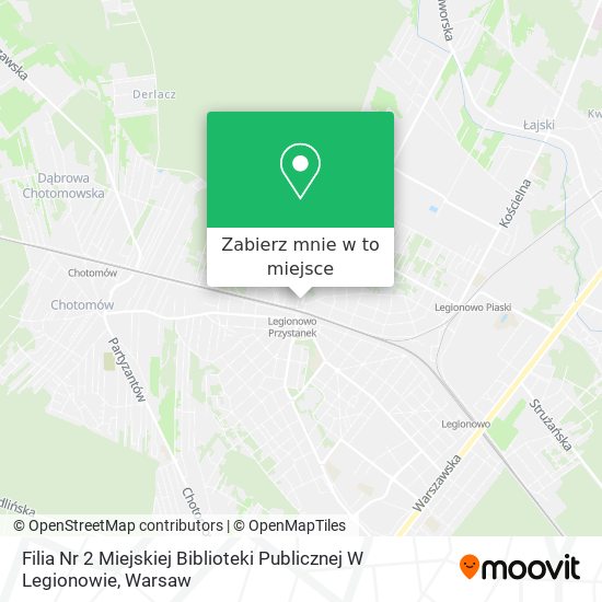 Mapa Filia Nr 2 Miejskiej Biblioteki Publicznej W Legionowie