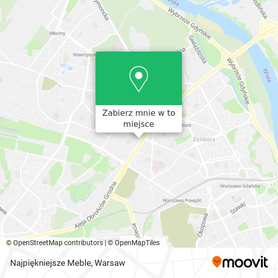 Mapa Najpiękniejsze Meble