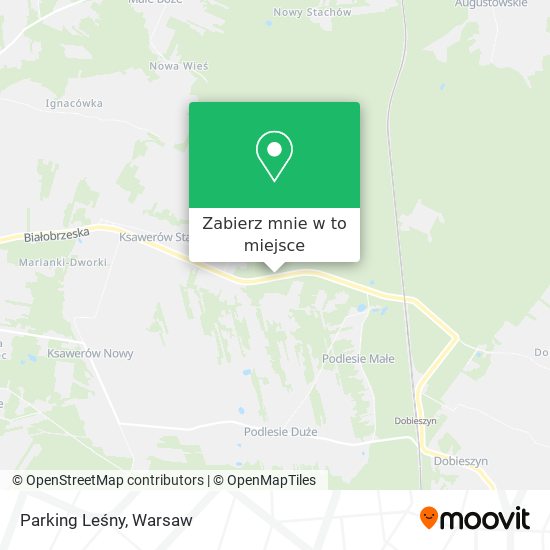 Mapa Parking Leśny