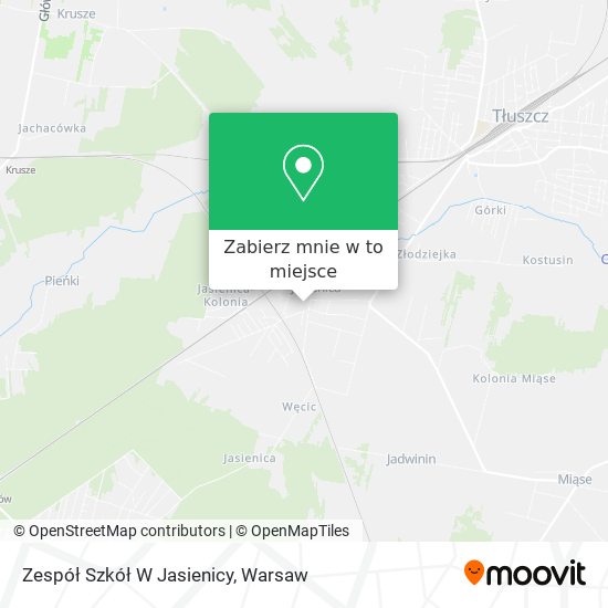 Mapa Zespół Szkół W Jasienicy