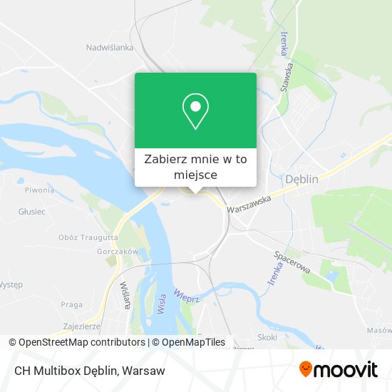 Mapa CH Multibox Dęblin