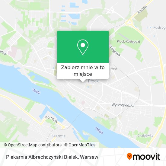 Mapa Piekarnia Albrechczyński Bielsk