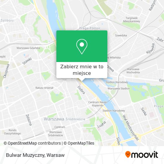 Mapa Bulwar Muzyczny