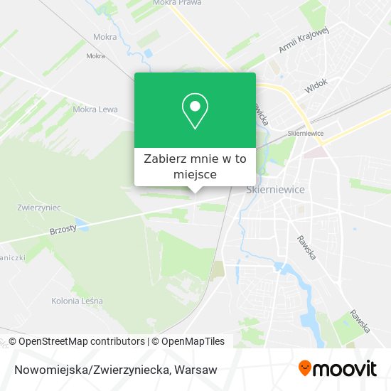 Mapa Nowomiejska/Zwierzyniecka