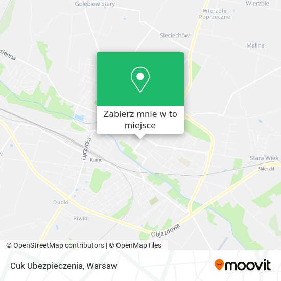 Mapa Cuk Ubezpieczenia