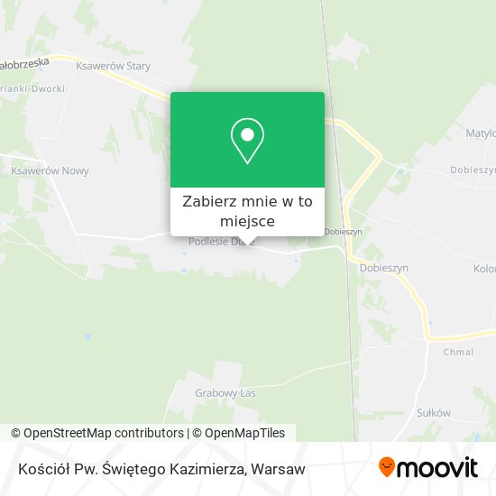 Mapa Kościół Pw. Świętego Kazimierza