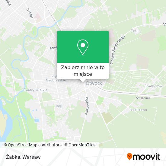 Mapa Żabka