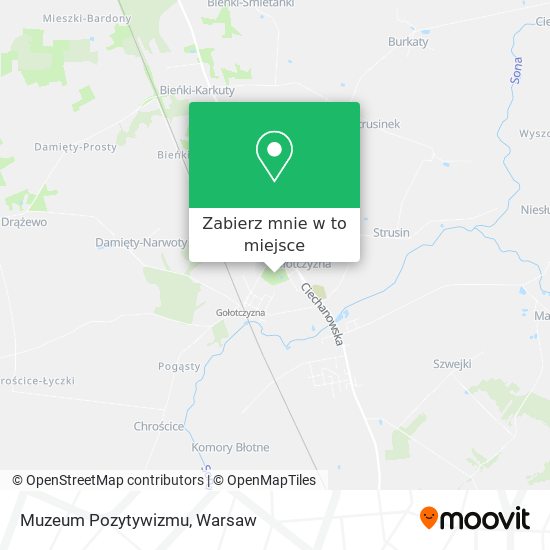 Mapa Muzeum Pozytywizmu