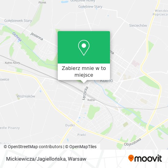 Mapa Mickiewicza/Jagiellońska