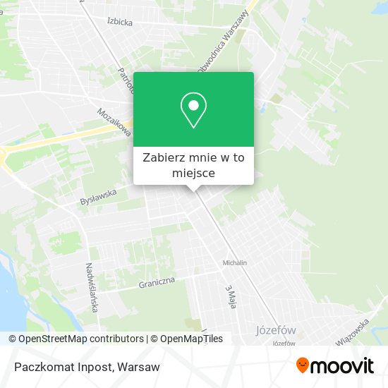 Mapa Paczkomat Inpost