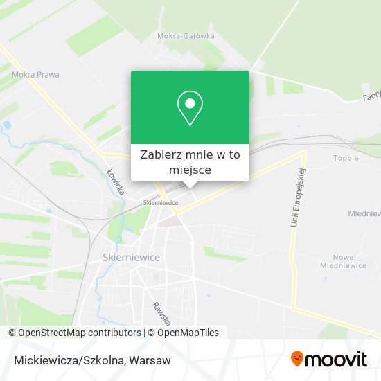 Mapa Mickiewicza/Szkolna