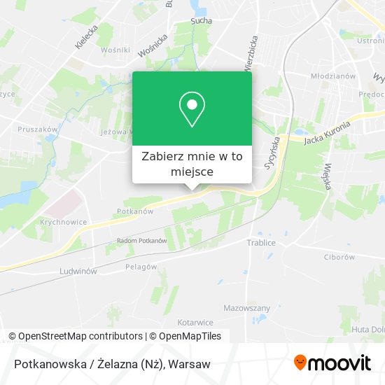 Mapa Potkanowska / Żelazna (Nż)