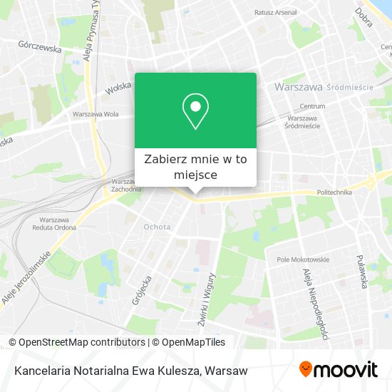 Mapa Kancelaria Notarialna Ewa Kulesza