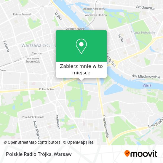 Mapa Polskie Radio Trójka