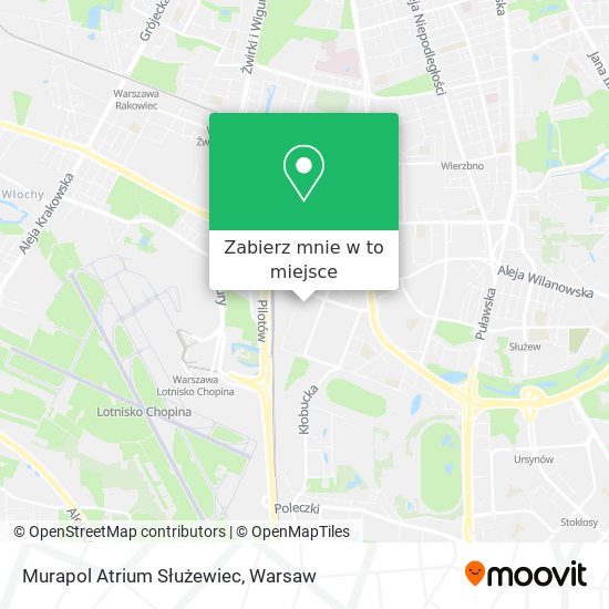 Mapa Murapol Atrium Służewiec