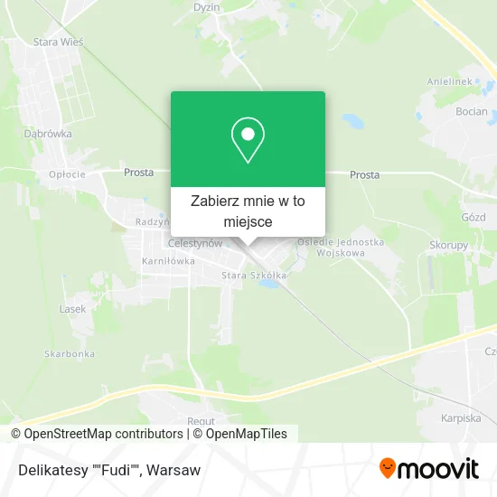 Mapa Delikatesy ""Fudi""