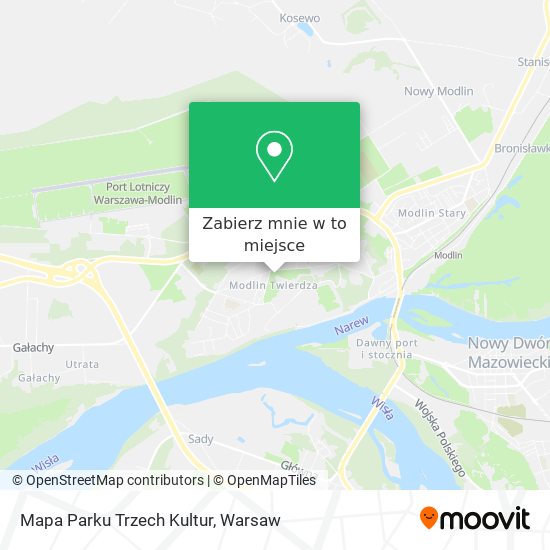 Mapa Mapa Parku Trzech Kultur