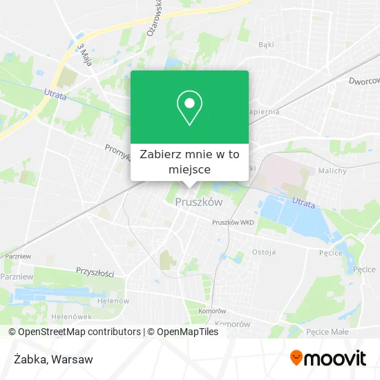 Mapa Żabka