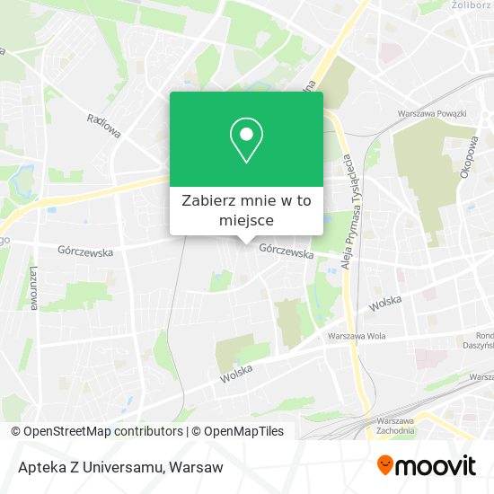 Mapa Apteka Z Universamu