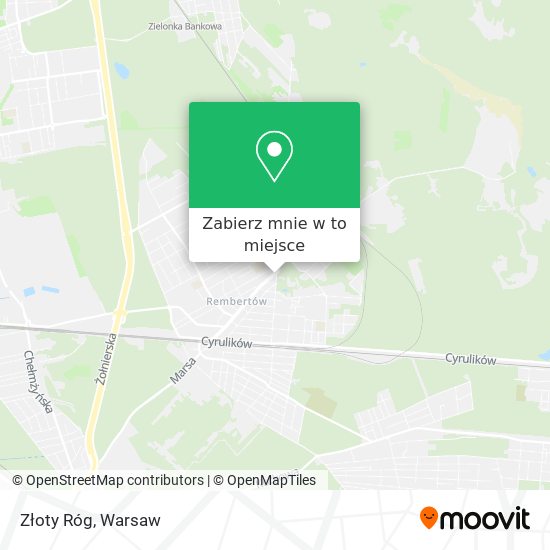 Mapa Złoty Róg