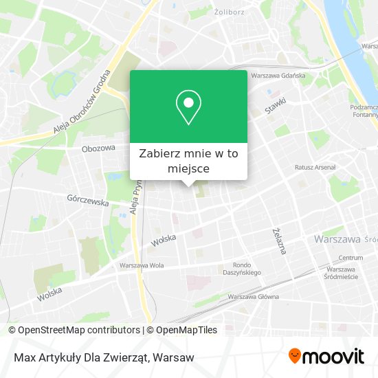 Mapa Max Artykuły Dla Zwierząt