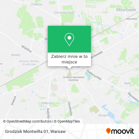 Mapa Grodzisk Montwiłła 01