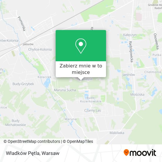 Mapa Władków Pętla