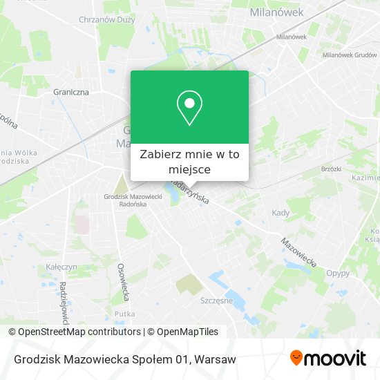 Mapa Grodzisk Mazowiecka Społem 01