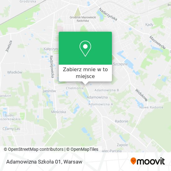 Mapa Adamowizna Szkoła 01