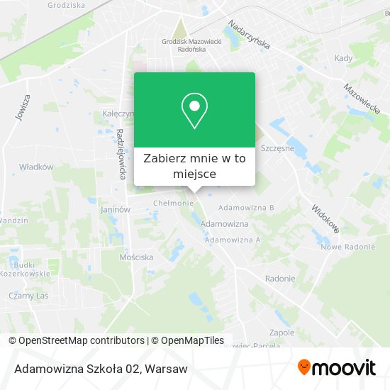 Mapa Adamowizna Szkoła 02