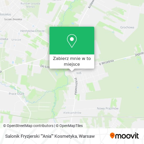 Mapa Salonik Fryzjerski ""Ania"" Kosmetyka