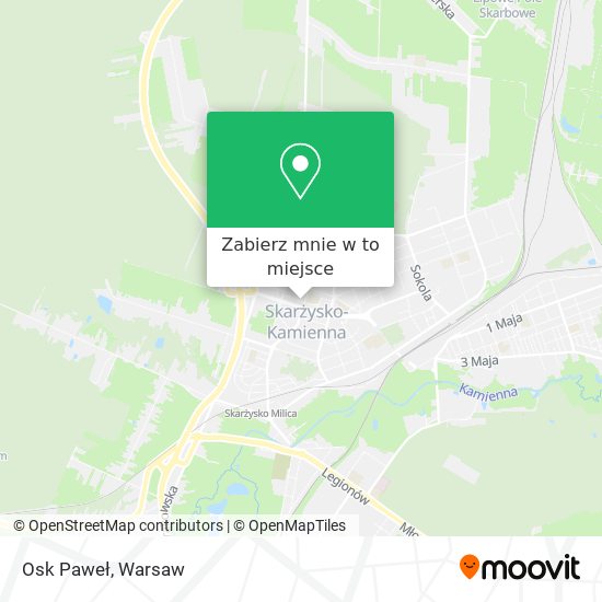 Mapa Osk Paweł