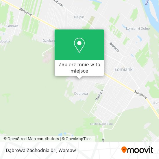 Mapa Dąbrowa Zachodnia 01