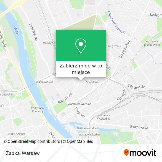 Mapa Żabka