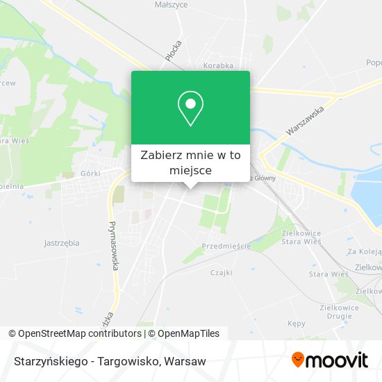 Mapa Starzyńskiego - Targowisko