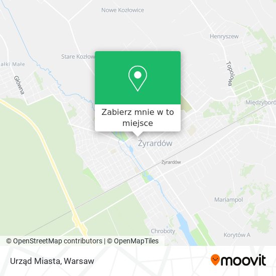 Mapa Urząd Miasta