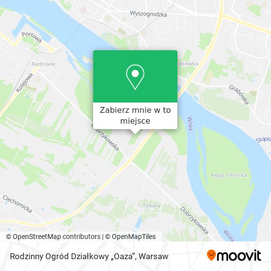 Mapa Rodzinny Ogród Działkowy „Oaza”