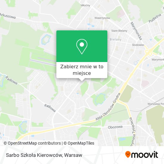 Mapa Sarbo Szkoła Kierowców