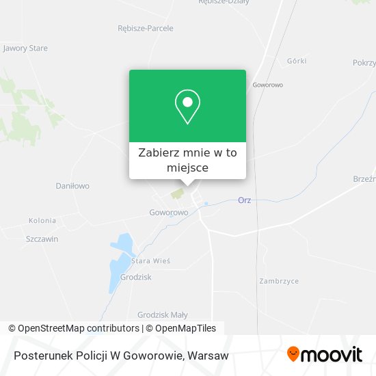 Mapa Posterunek Policji W Goworowie