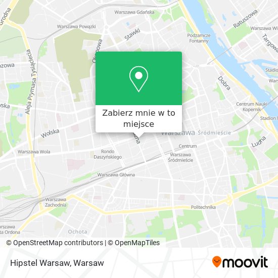 Mapa Hipstel Warsaw