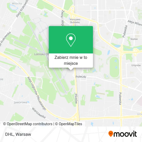 Mapa DHL