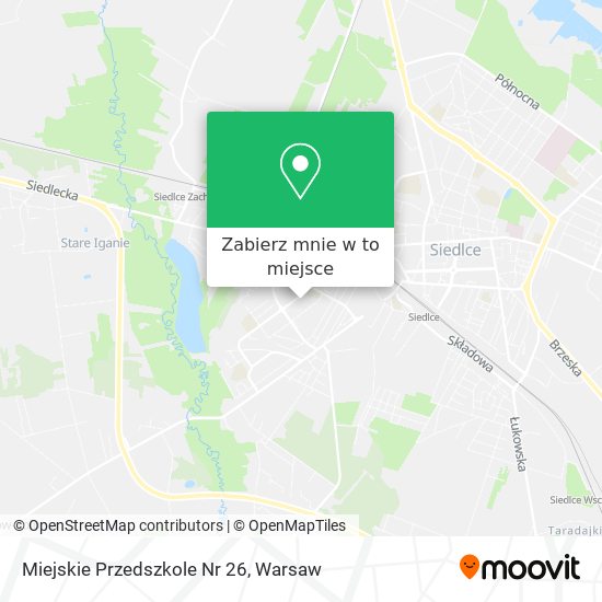 Mapa Miejskie Przedszkole Nr 26