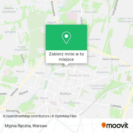 Mapa Myjnia Ręczna