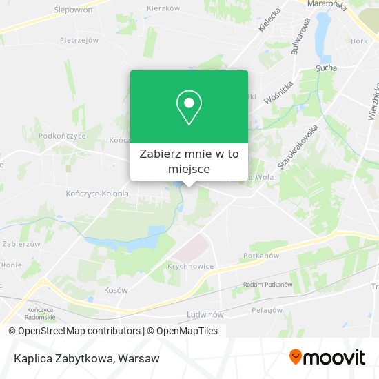 Mapa Kaplica Zabytkowa