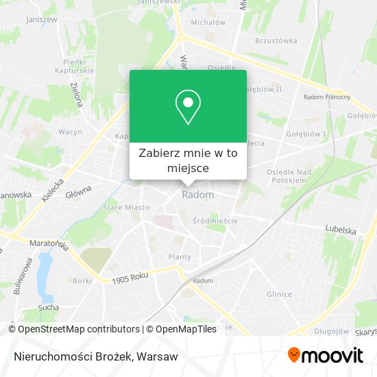 Mapa Nieruchomości Brożek