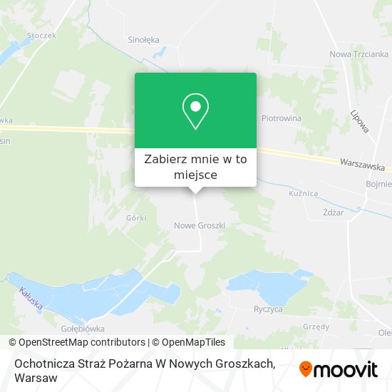 Mapa Ochotnicza Straż Pożarna W Nowych Groszkach