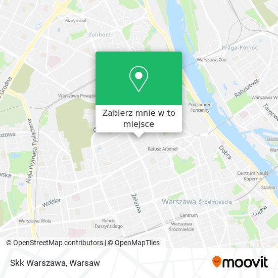 Mapa Skk Warszawa