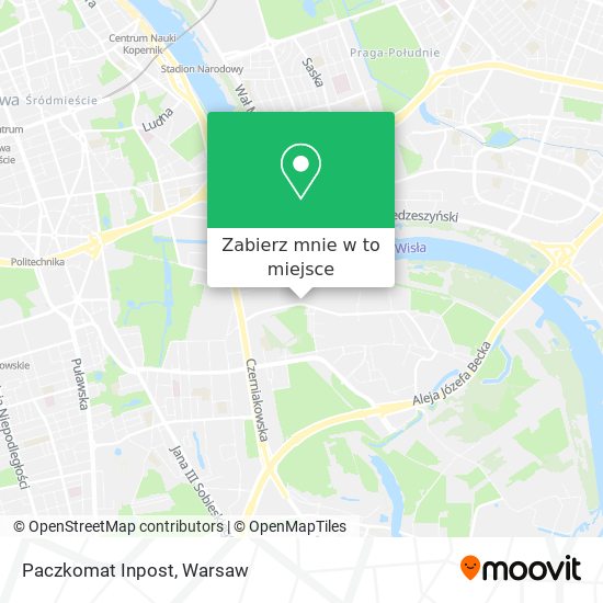 Mapa Paczkomat Inpost